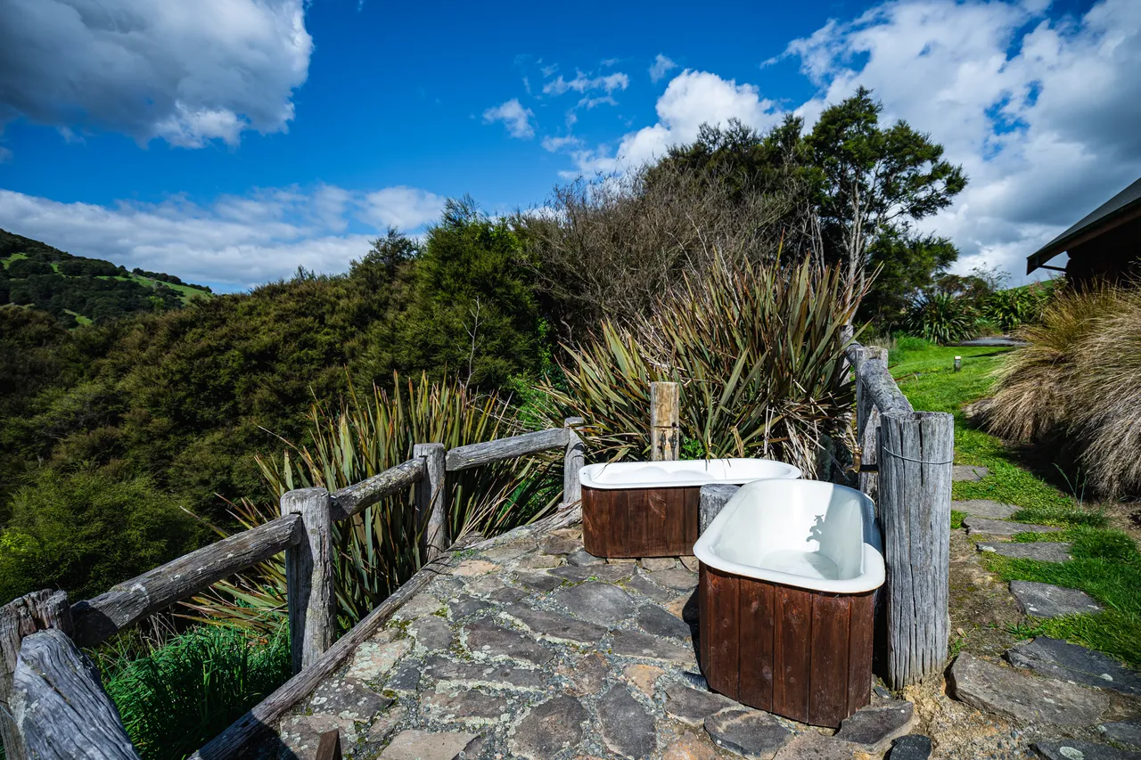 Bathtub outside