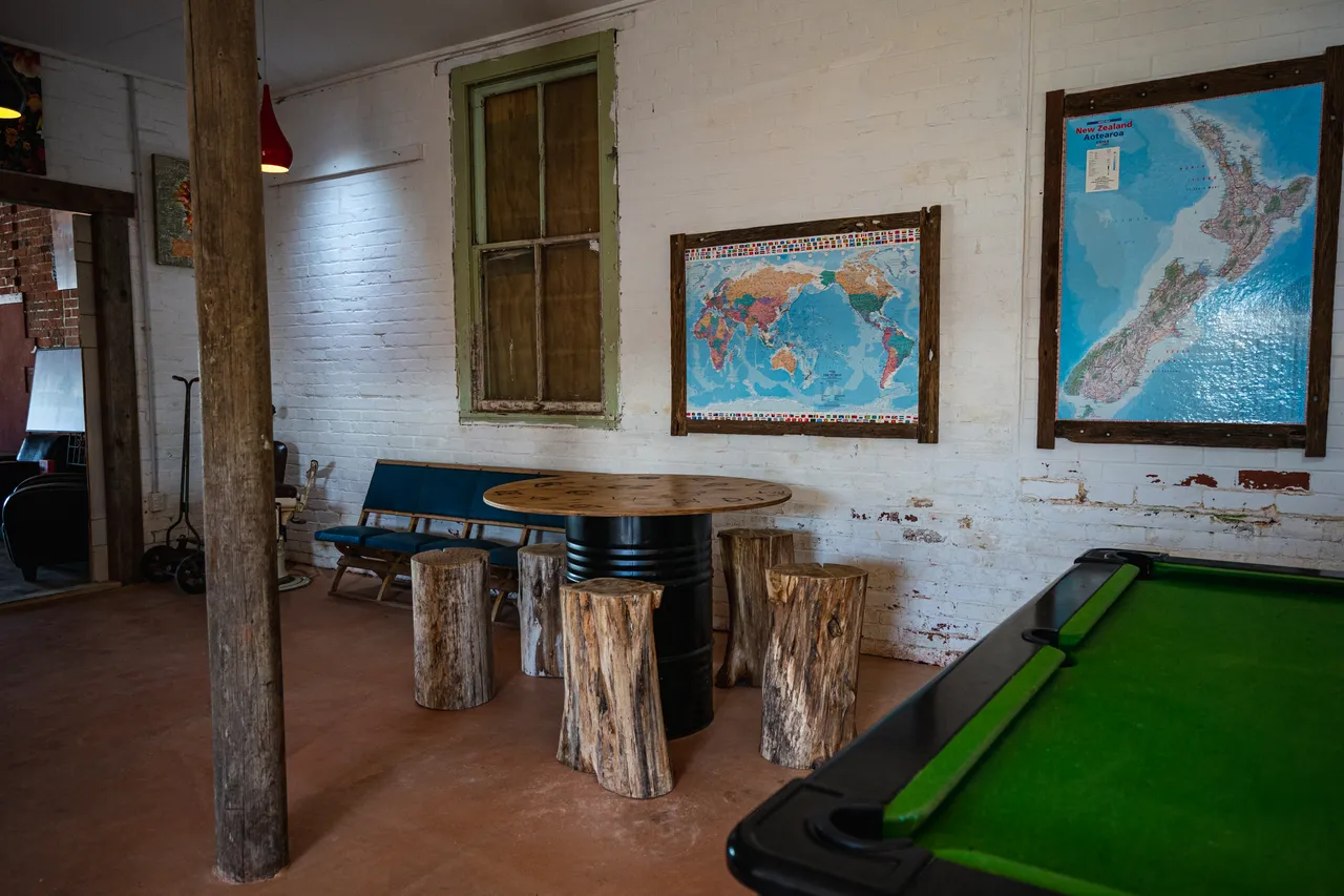 Games table and art on display