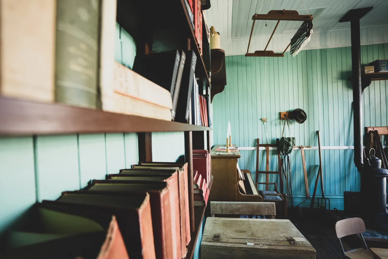 Interior of old building