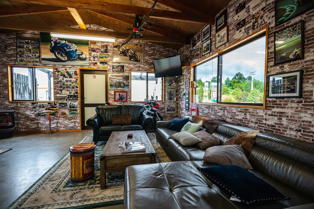 Living room with sofas