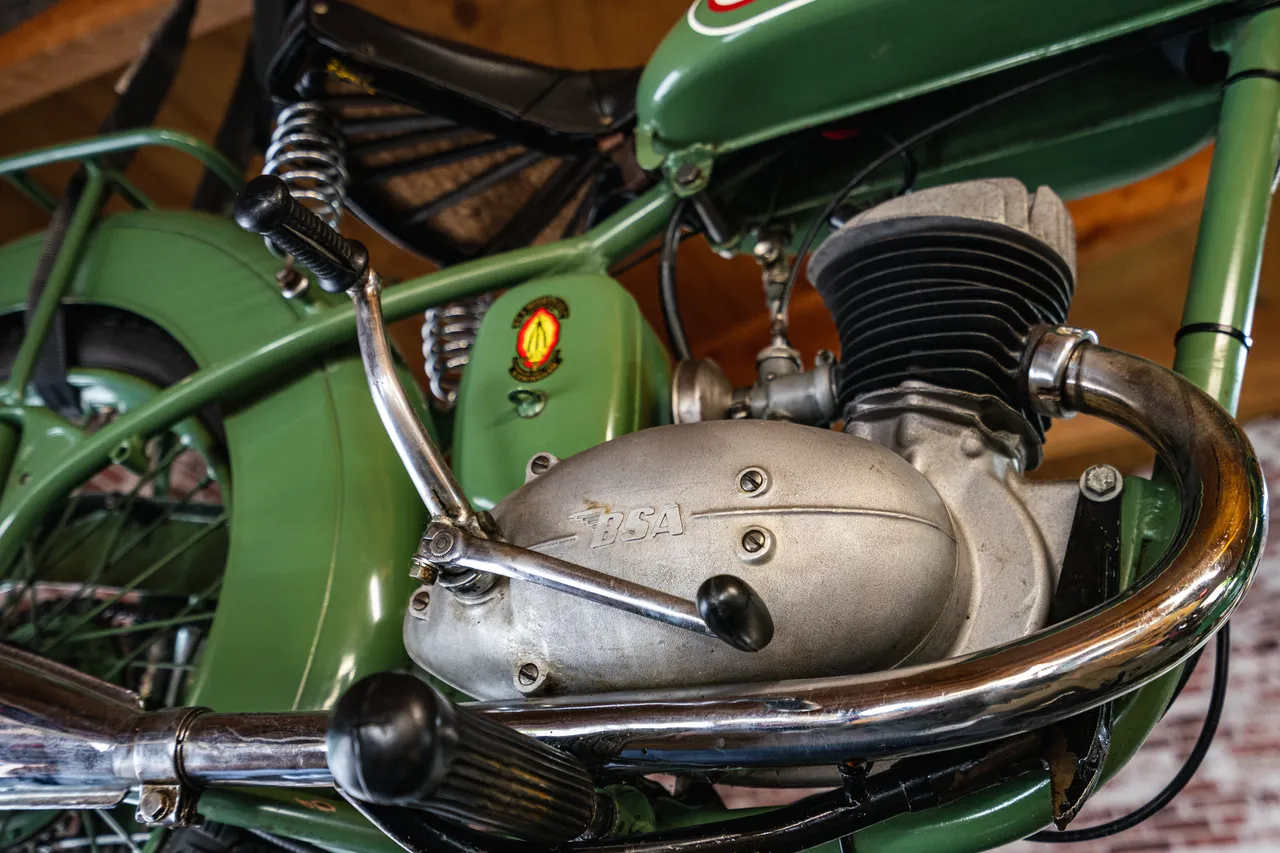 Close up of bike