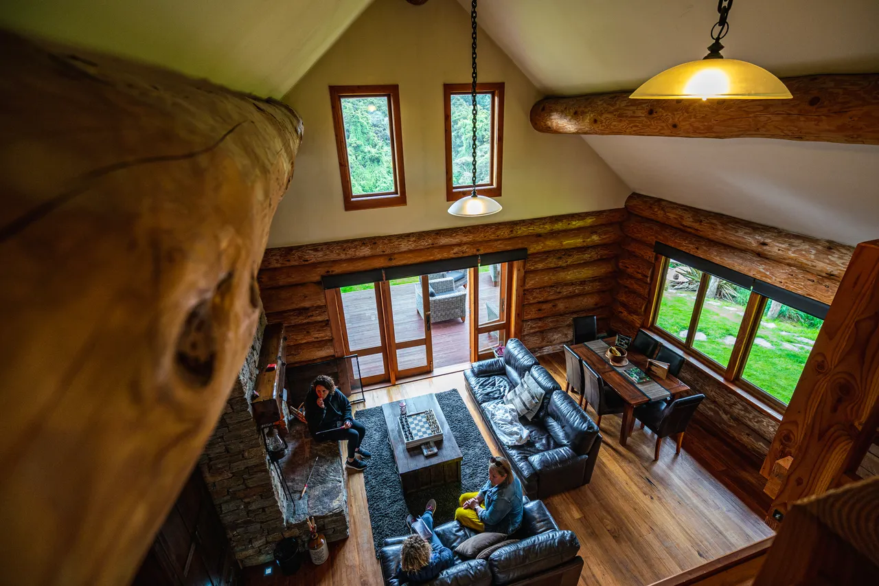 Living area with people