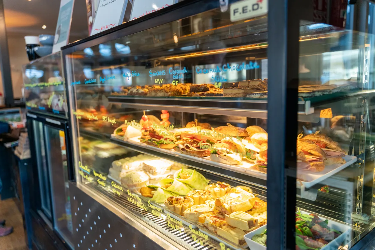 Food in cabinet