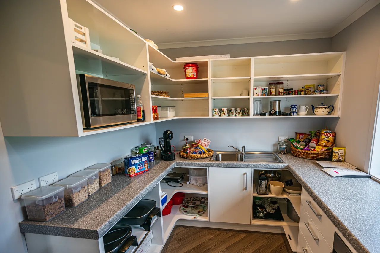 Pantry full of food