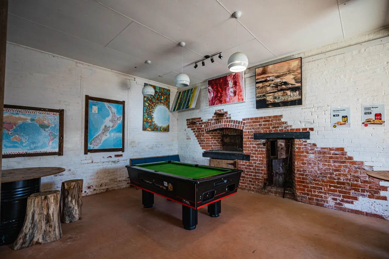 Games table and art on display