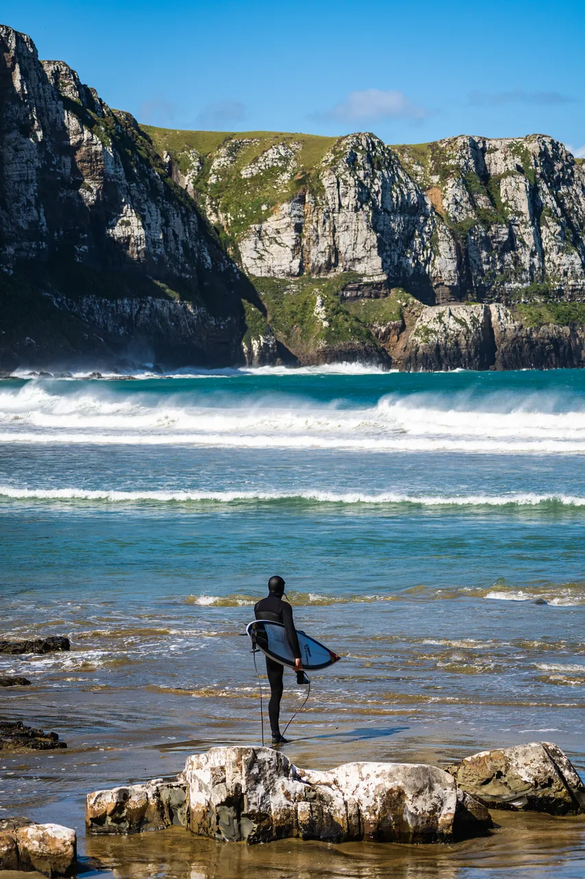 Surfer in the sea