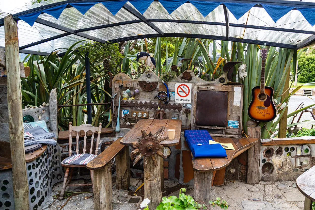 Outdoor seating area
