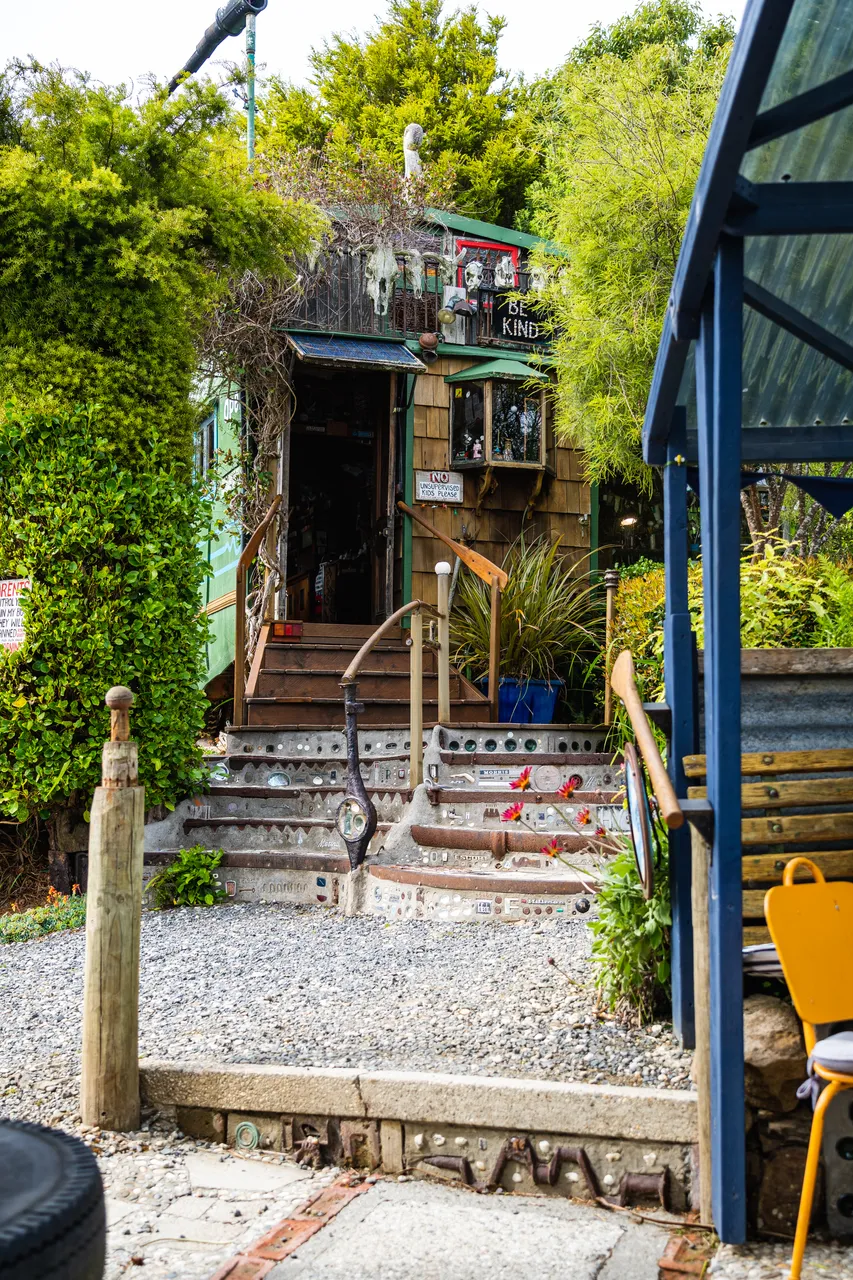 Steps and entrance to building