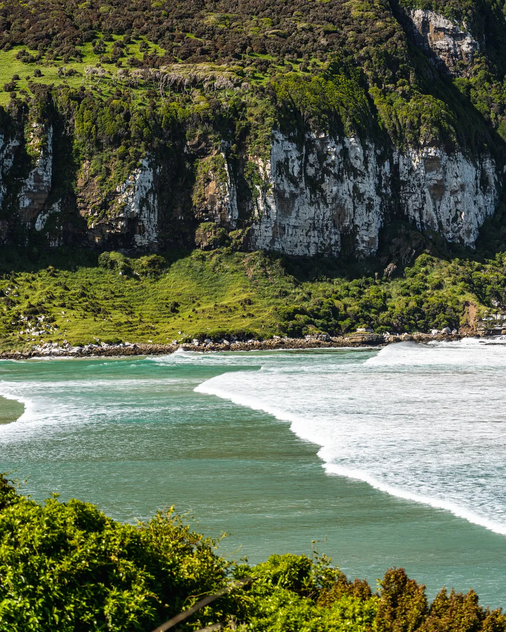 Sea and cliffs