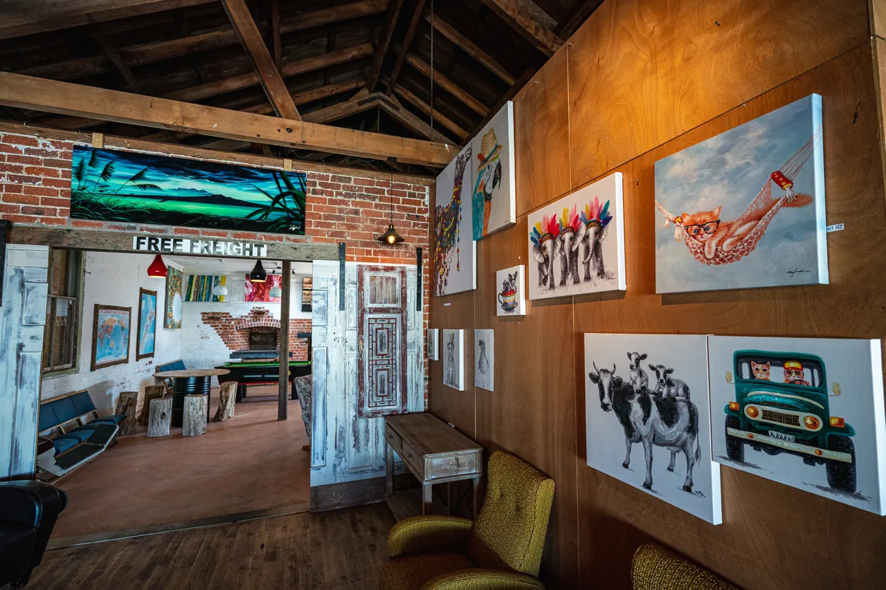 Artwork on display