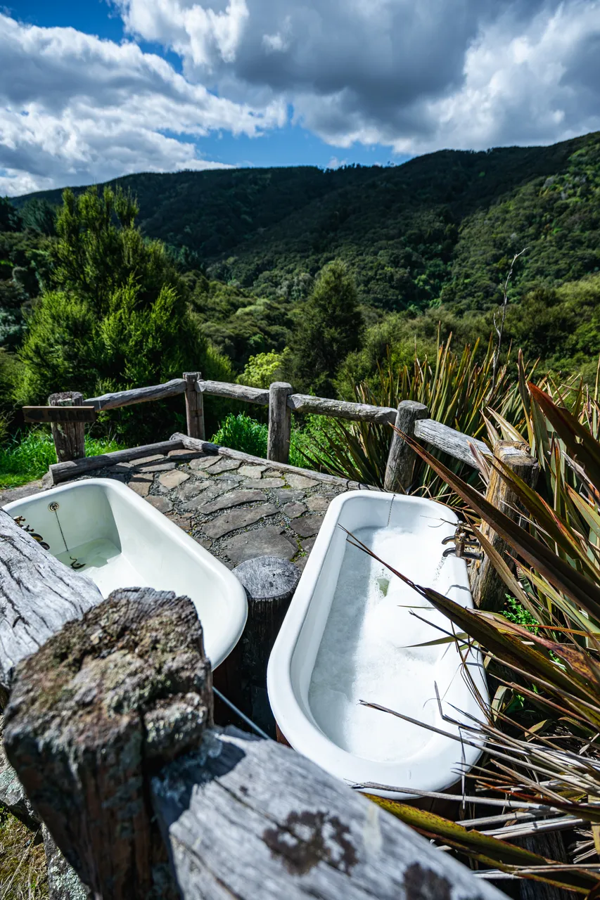 Bathtub outside