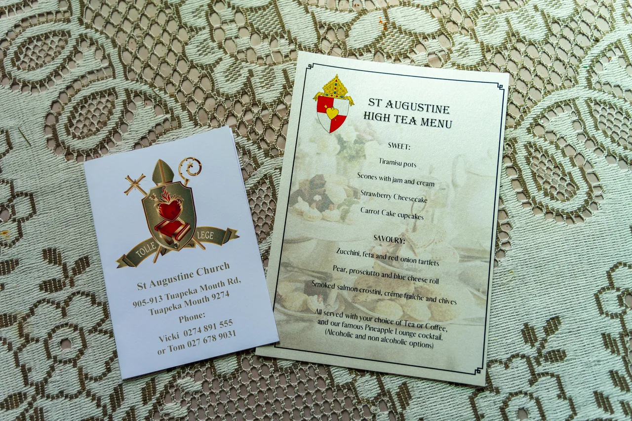High tea menu