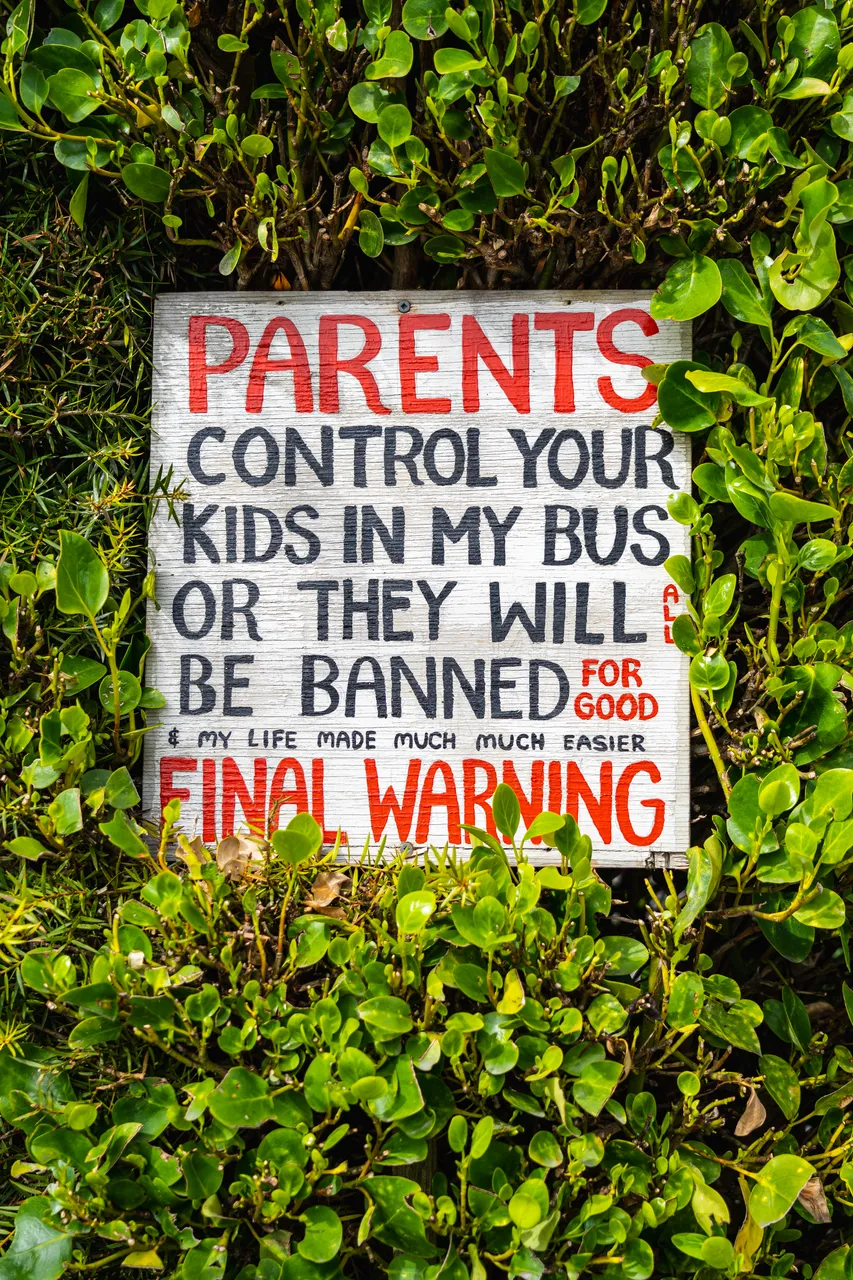 Sign in the bush