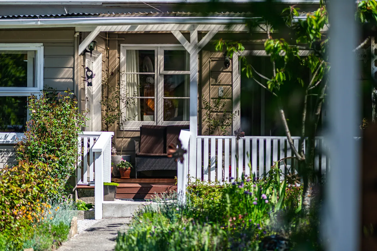 Cottage and garden
