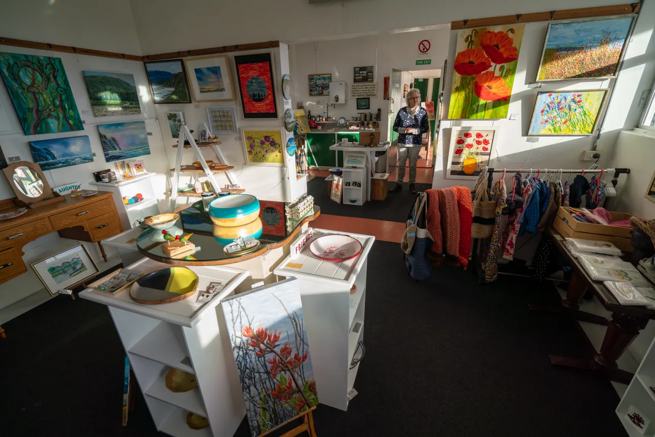 Artwork on display