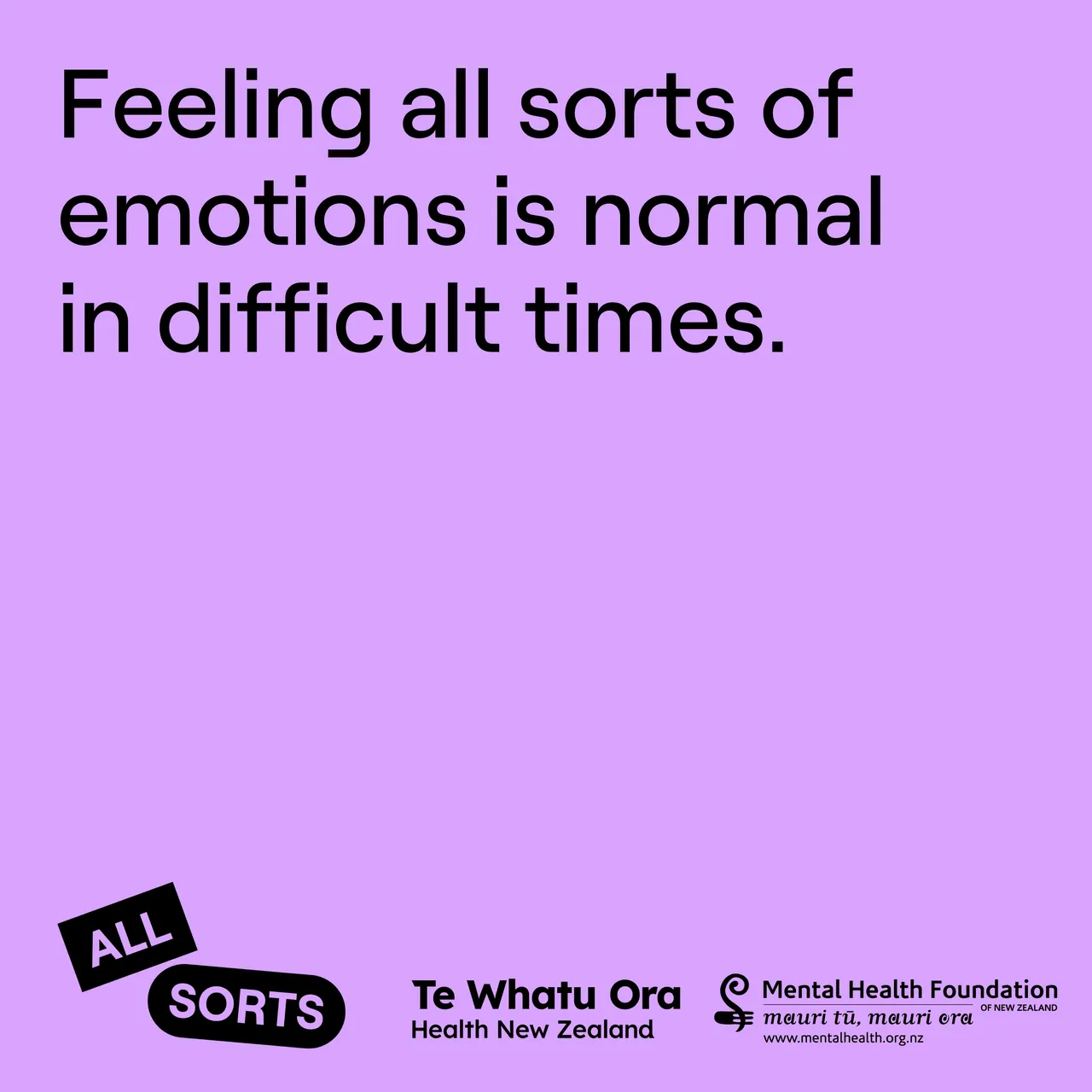All Sorts social tile - emotions
