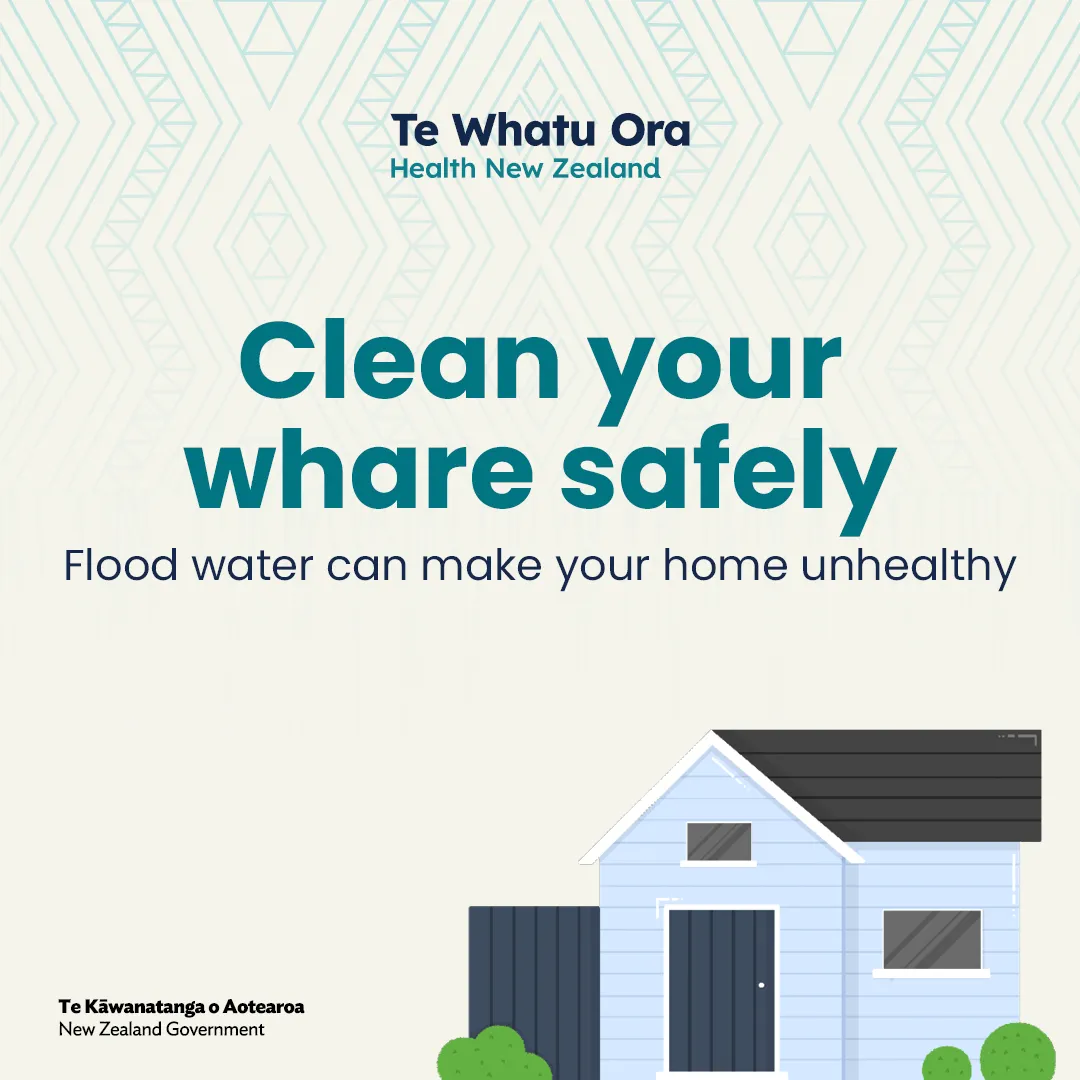Te Whatu Ora social tile - Clean your whare safely