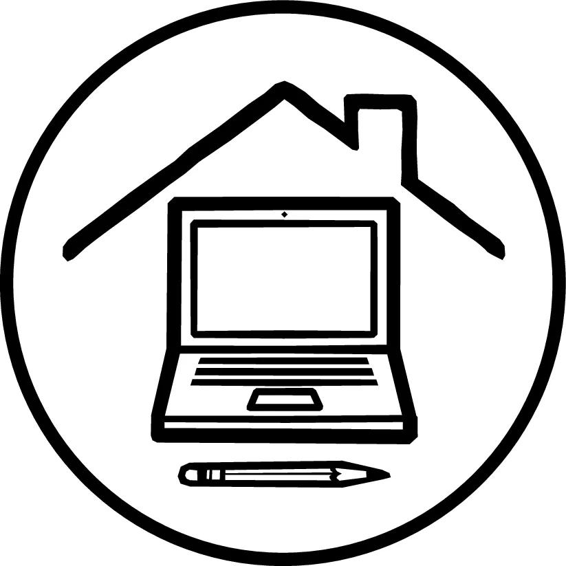 COVID19_Work _ Learn from home_Icon_BLK