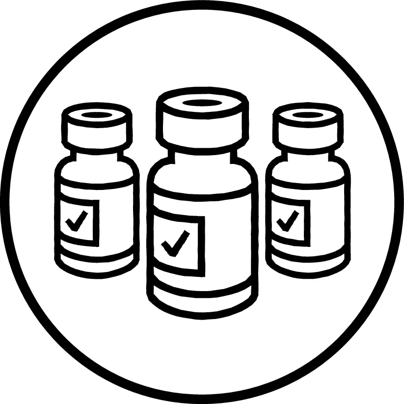 COVID19_Vaccine-Vials x3_Icon_BLK