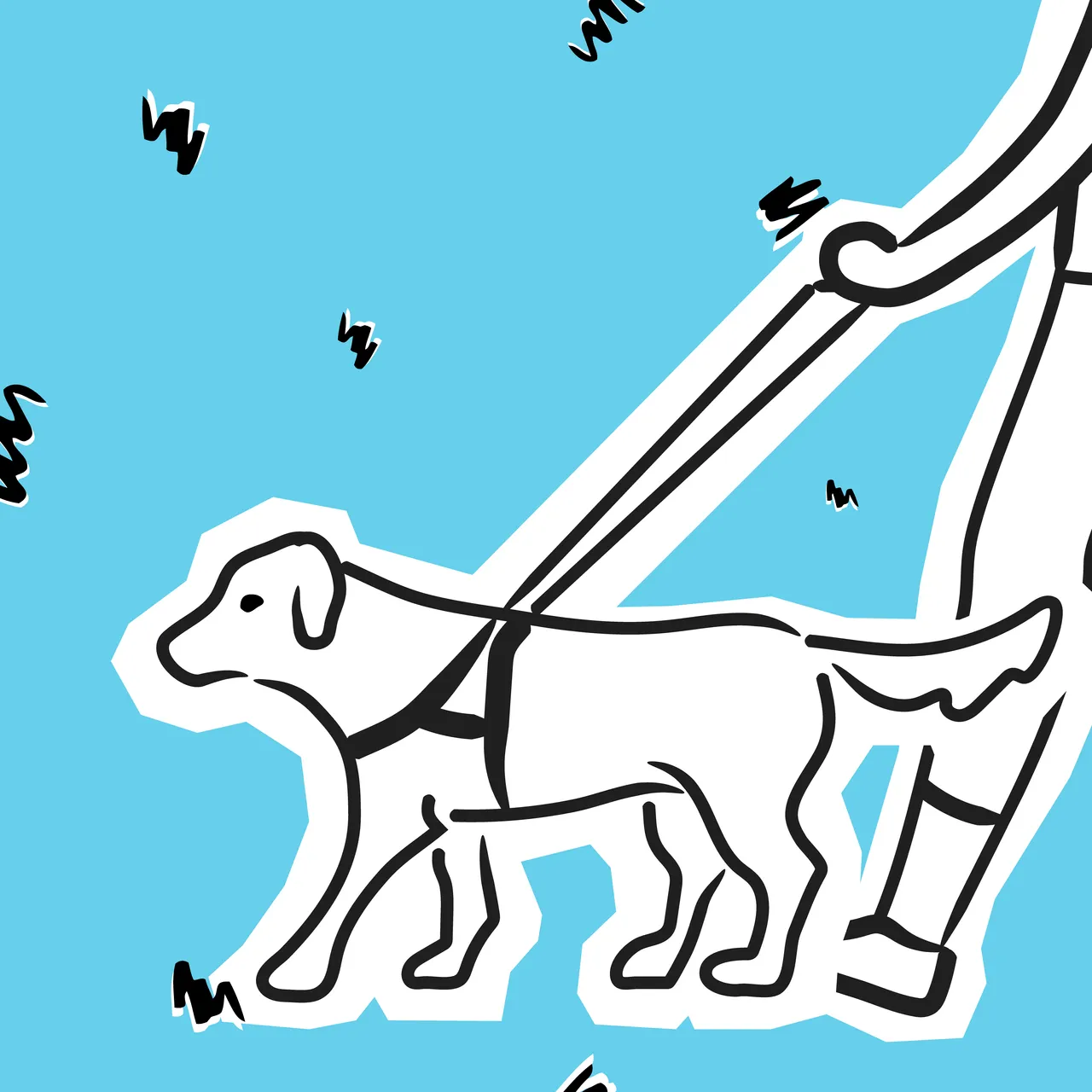 Disability Assist Dog- Square Social media tile