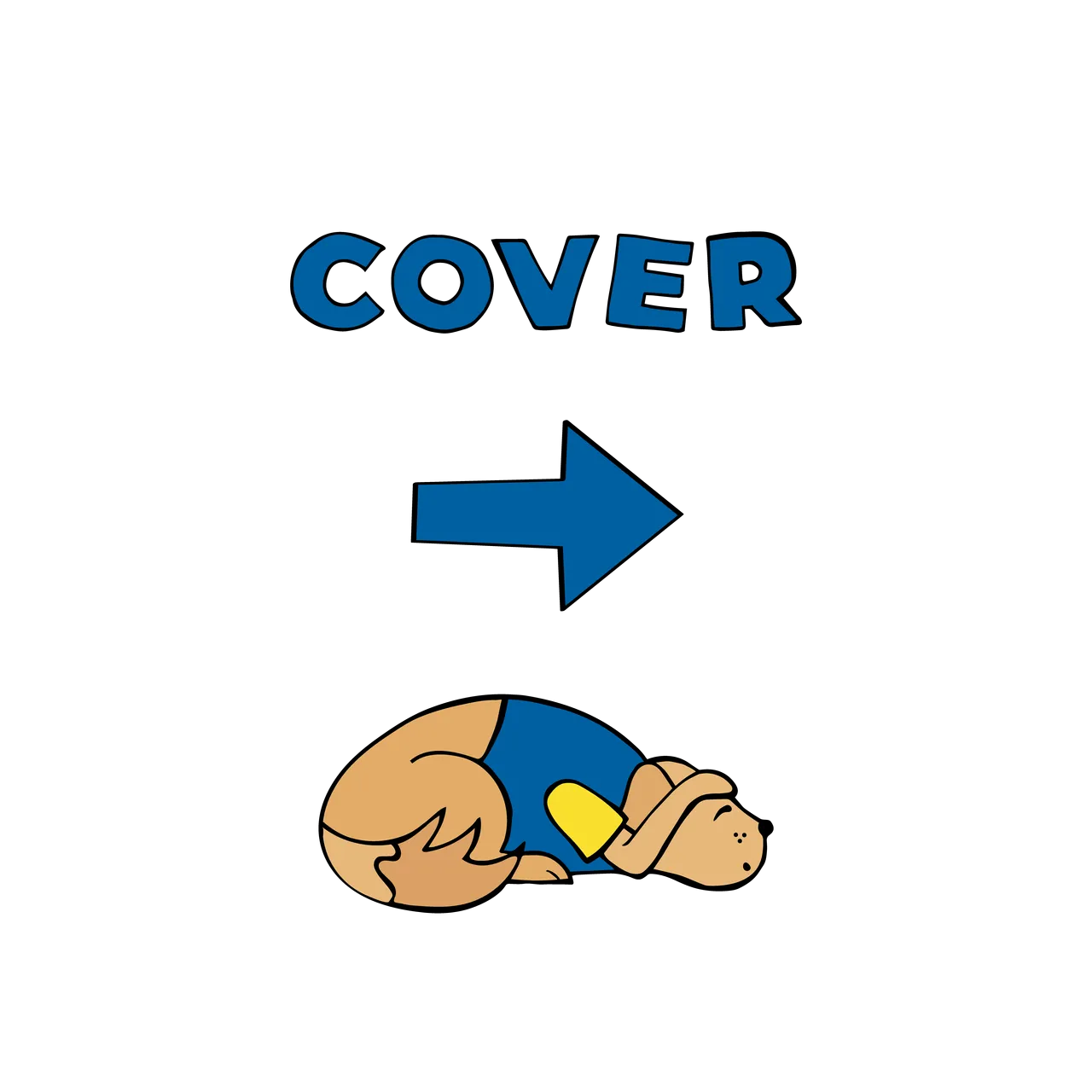 Stan Drop Cover Hold Illustration - Cover