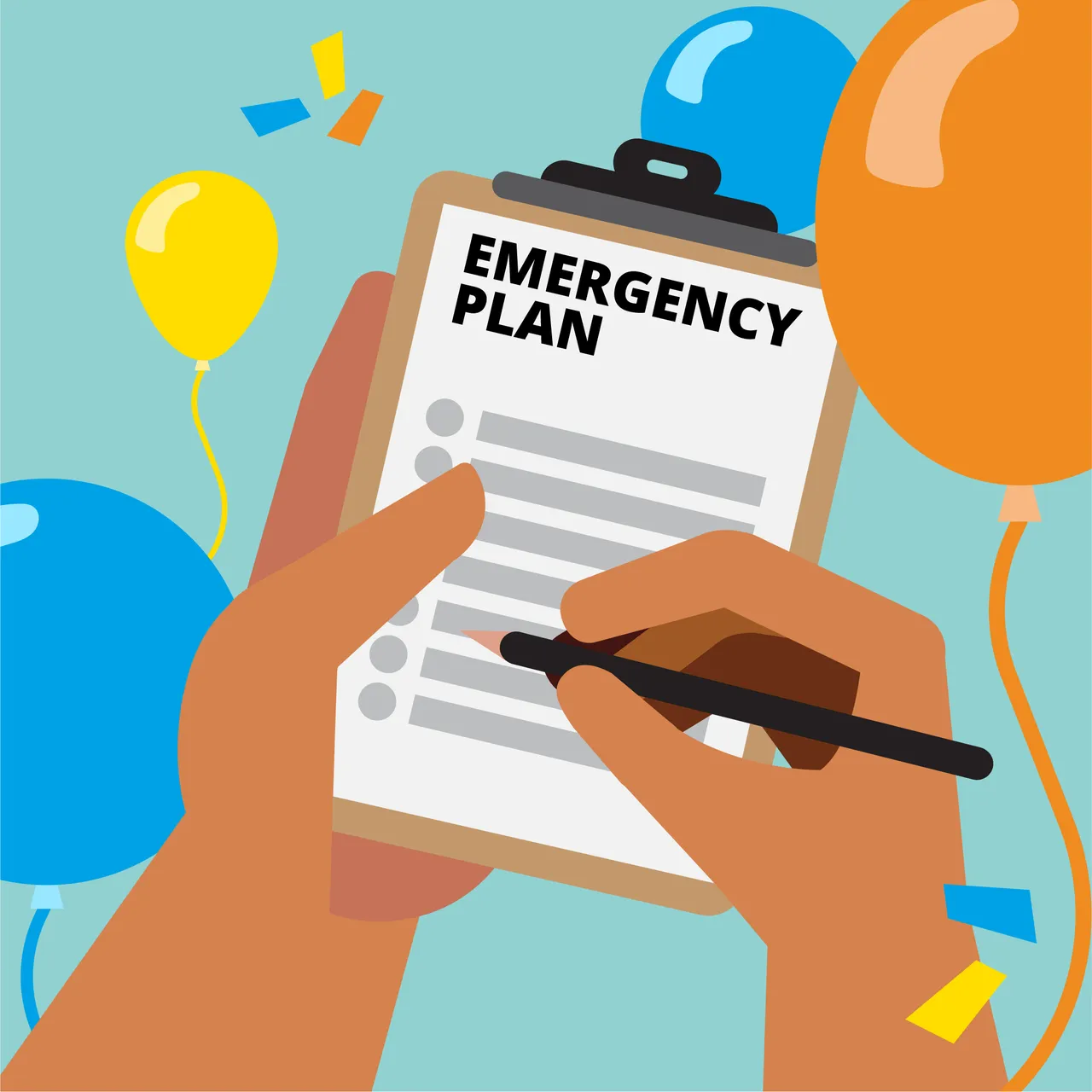 New Years Make an Emergency Plan - Square Social Media tile