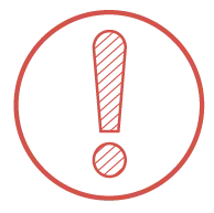 Exclaimation Mark Icon - Orange