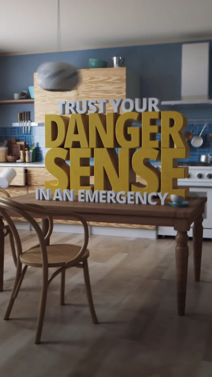 Trust your danger sense in an emergency