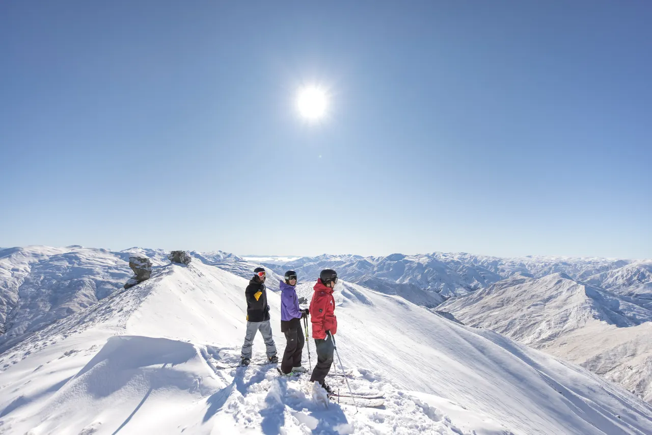 Skiing Coronet Peak