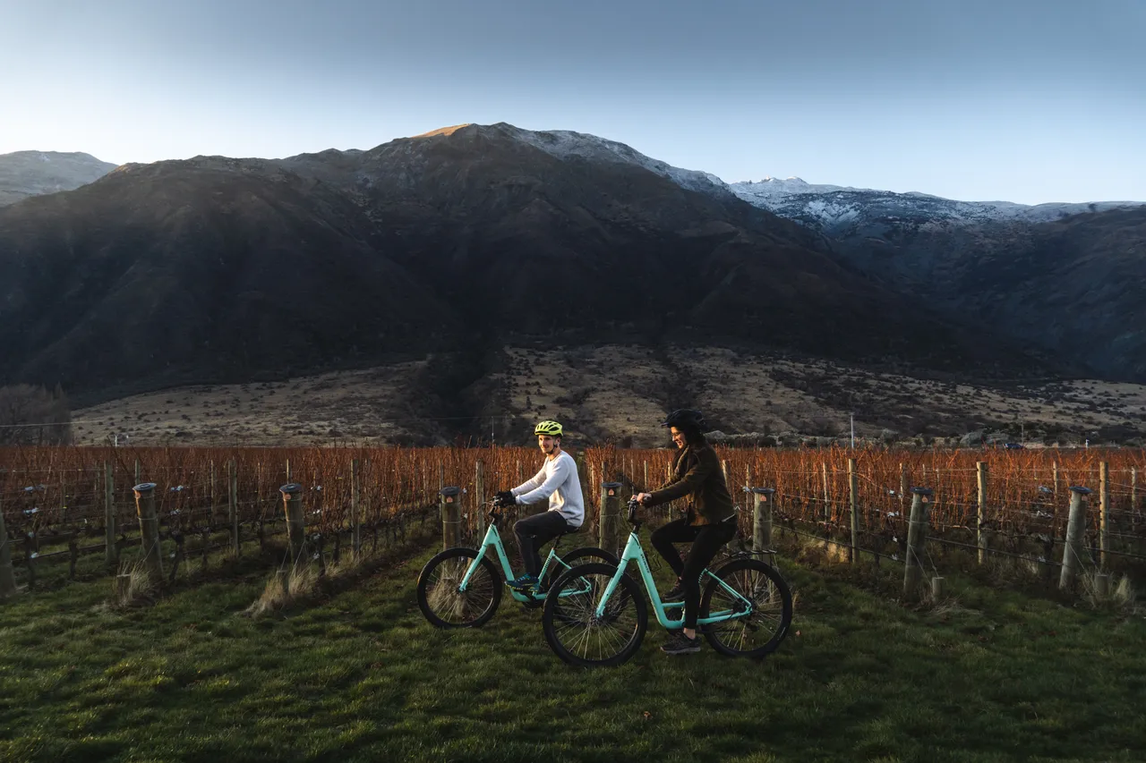 Winter Biking in Gibbston