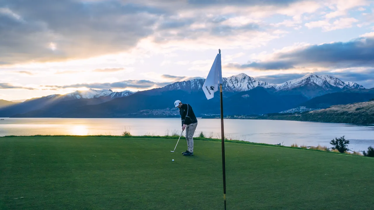 Golfing at Jack's Point