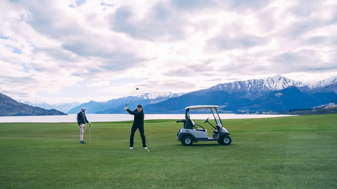 Golfing at Jack's Point