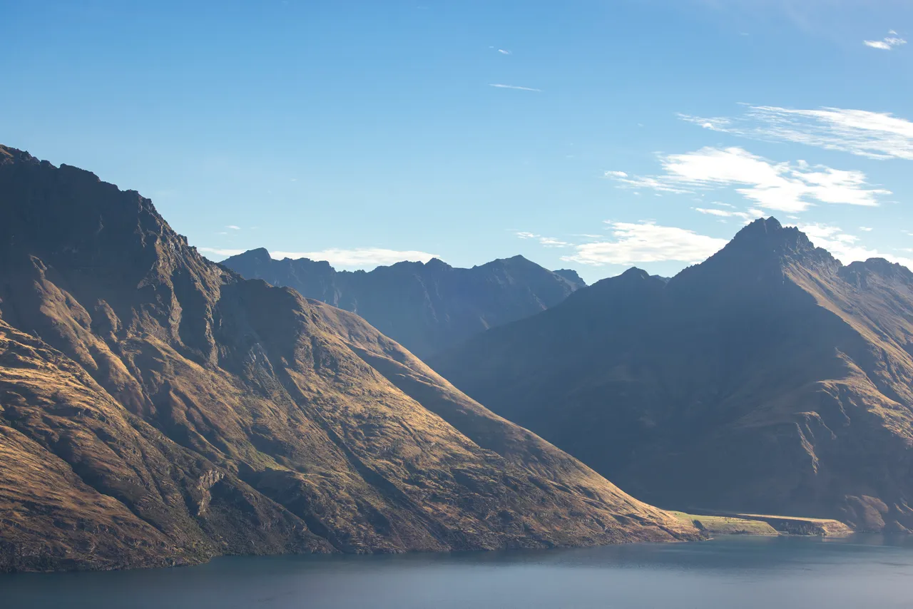Queenstown from above - Walter Peak