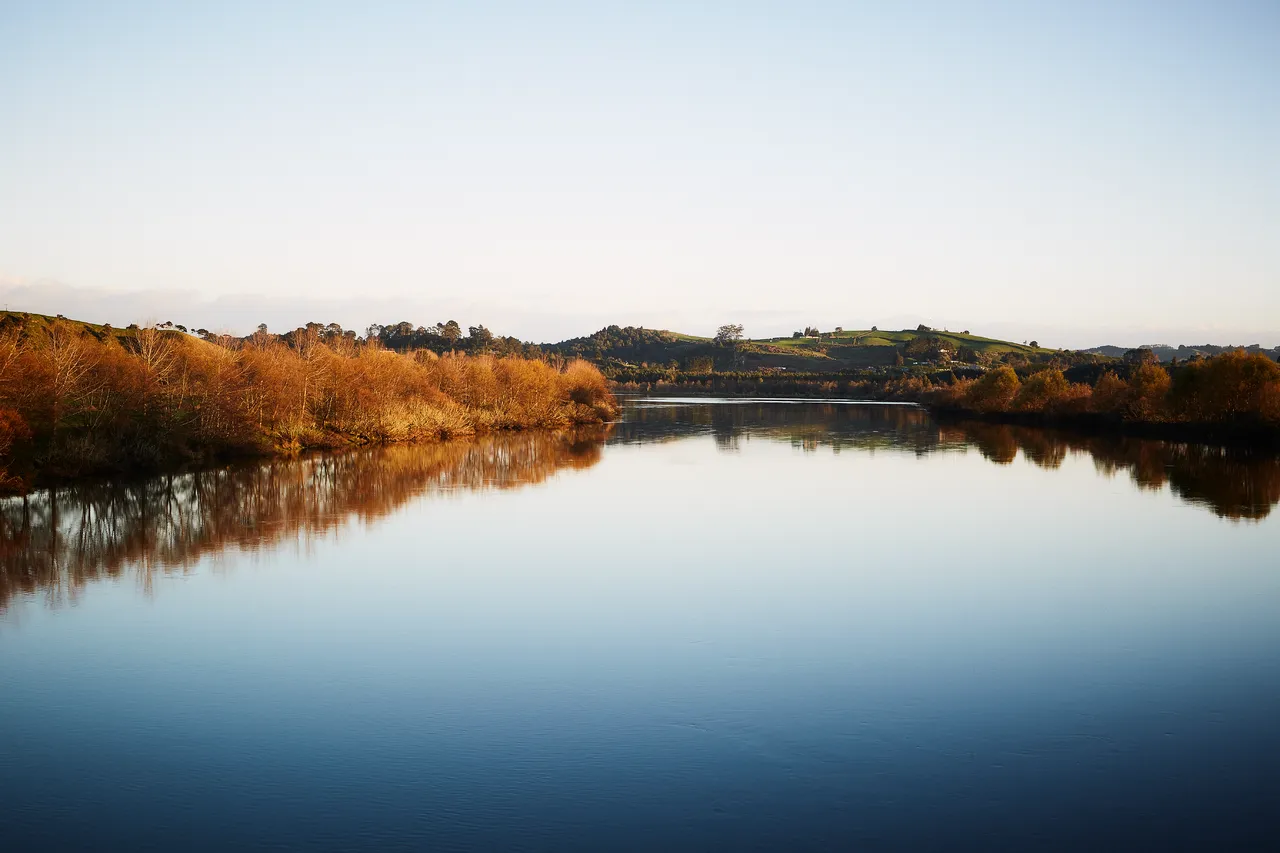 The Waikato River in Autumn
