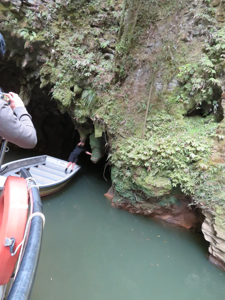 Outside the Glow Worms Cave exit at Waitomo Caves (1)