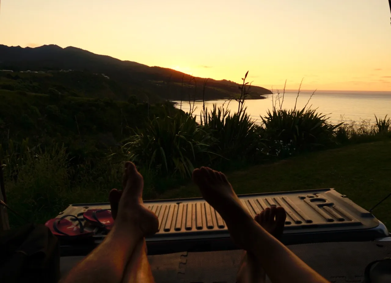 Sunset in Raglan