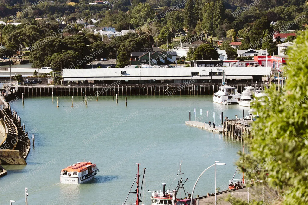 Tenders into Port 