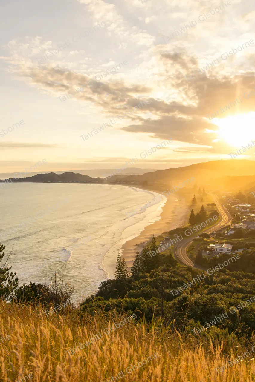 Wainui Beach Sunset 