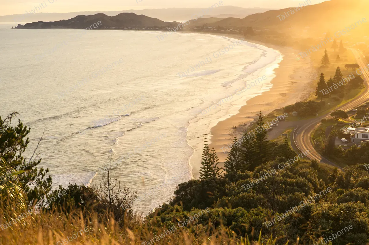 Wainui Beach Sunset 