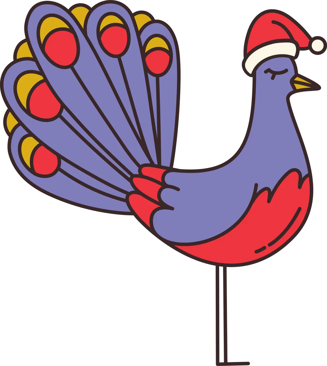 ChristmasPeacock4