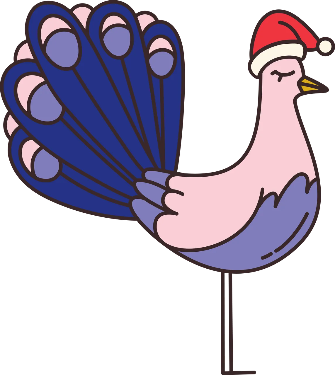 ChristmasPeacock2