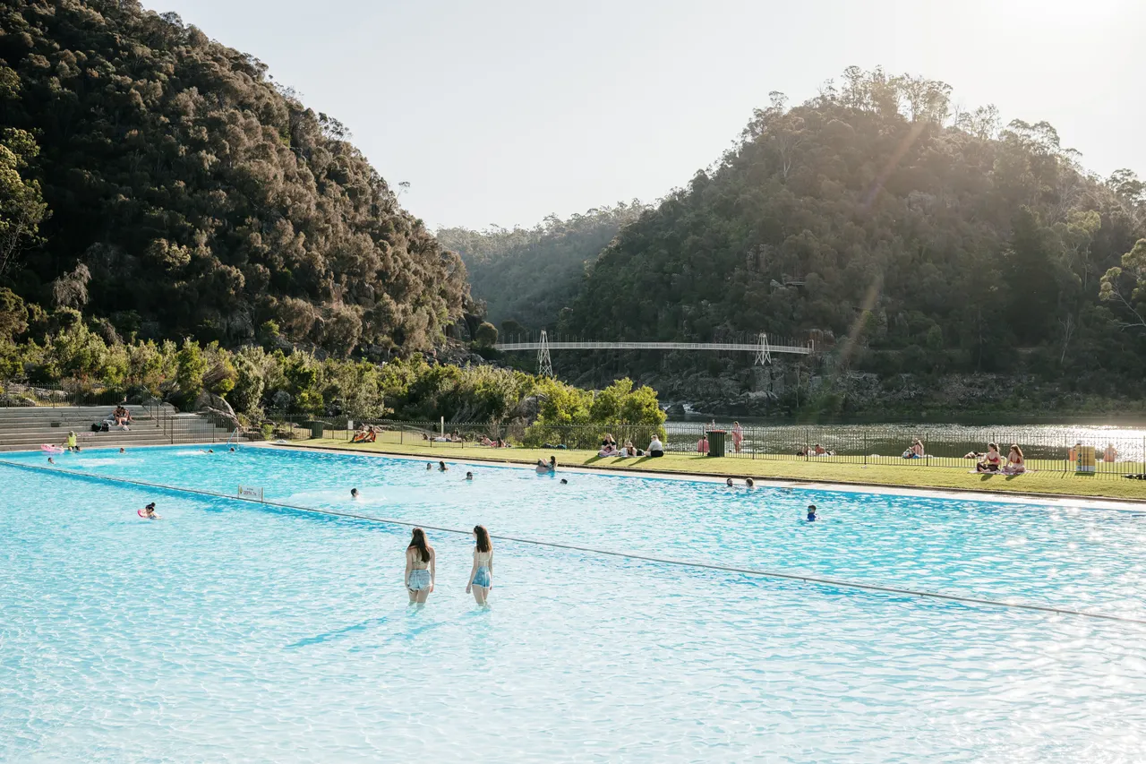 Cataract Gorge pool. (56)
