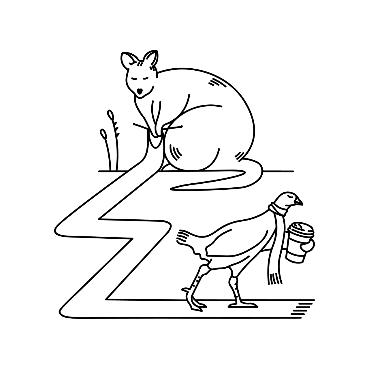 Invermay Animals_Outline