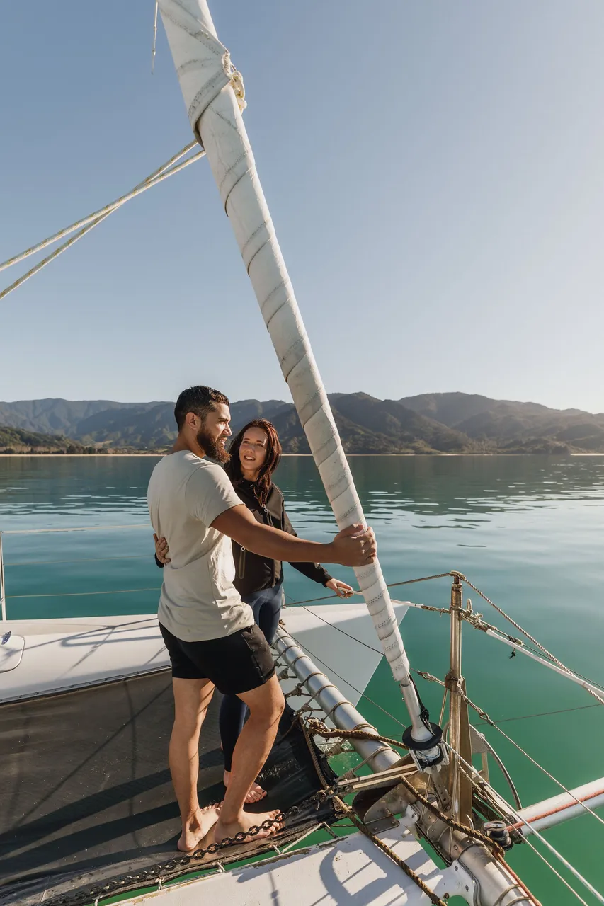 Sailing in the Abel Tasman National Park