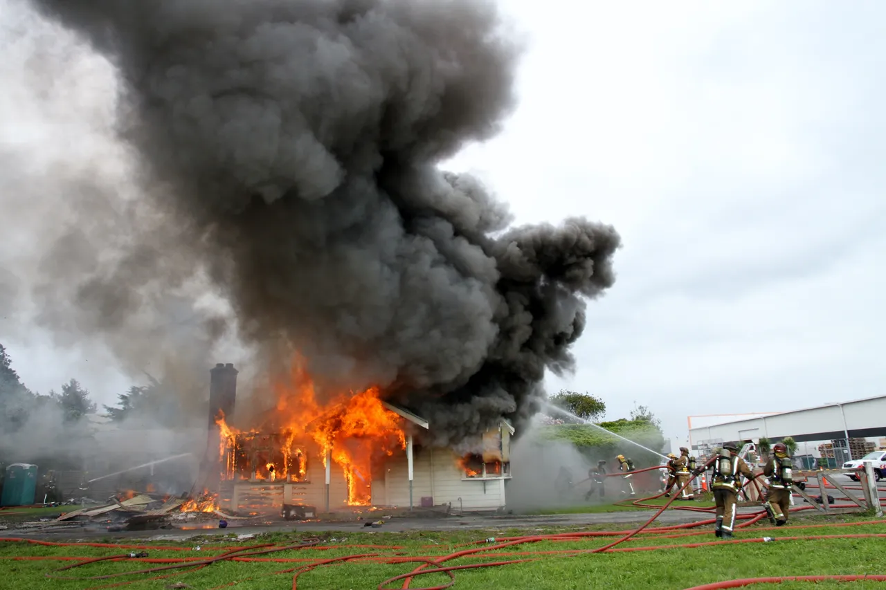 Controlled live burn used for Escape My House
