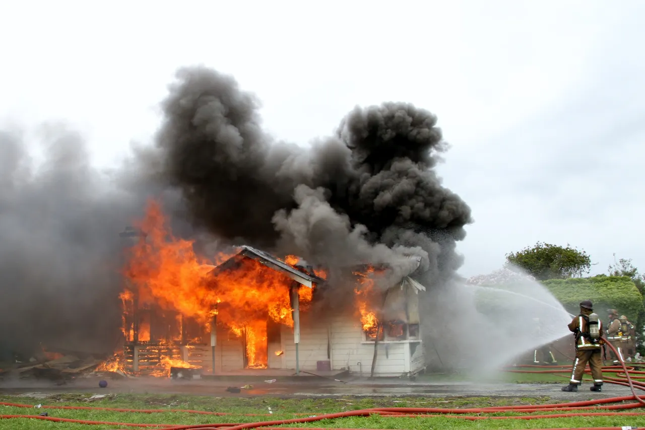 Controlled live burn used for Escape My House