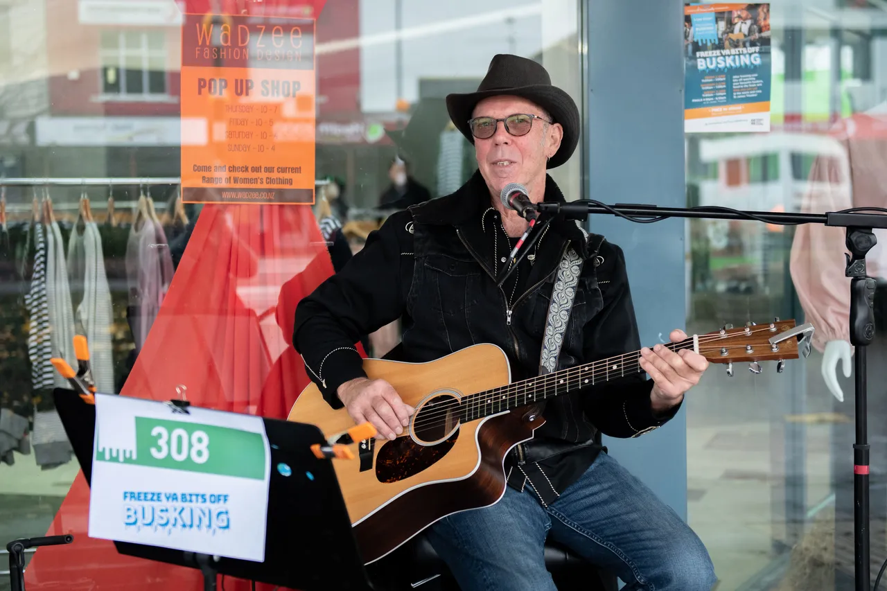 Freeze Ya Bits Off Busking 2023 - Gore Main Street