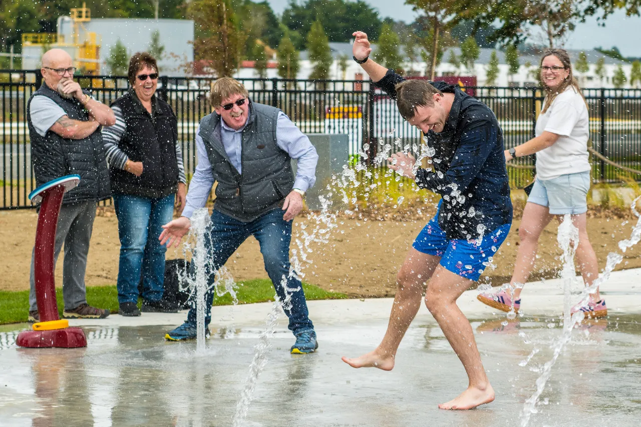 Tulloch Park Splash Pad Opening 2025