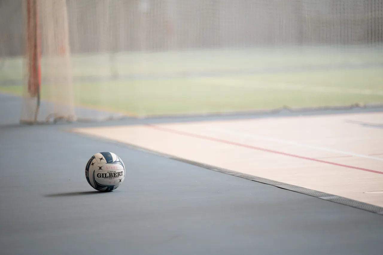 Netball on a court