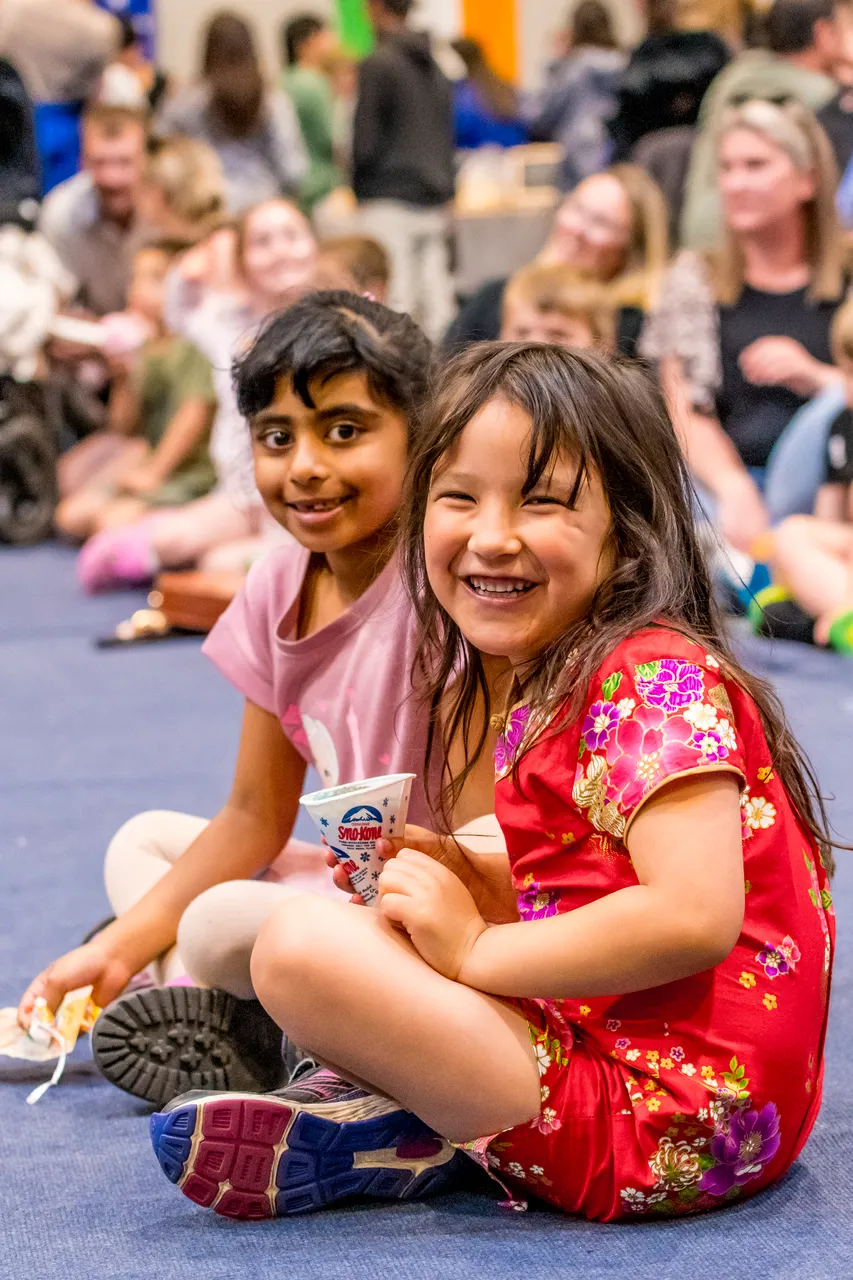 children smiling